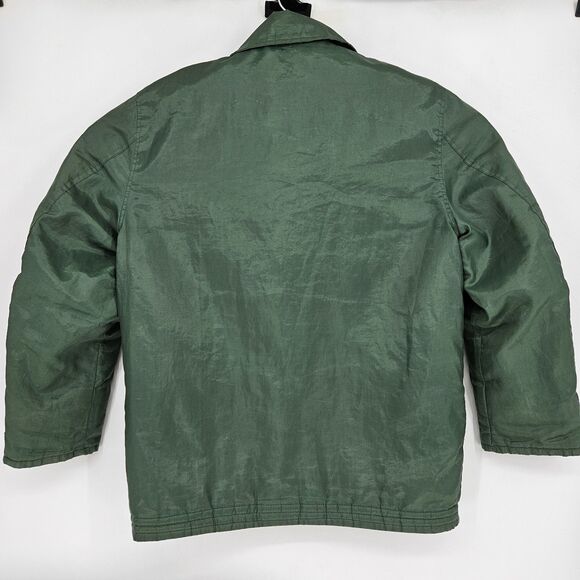 Vintage Golden Fleece Jacket Mens 40 Industrial Outerwear Olive Green Coat - Picture 7 of 13